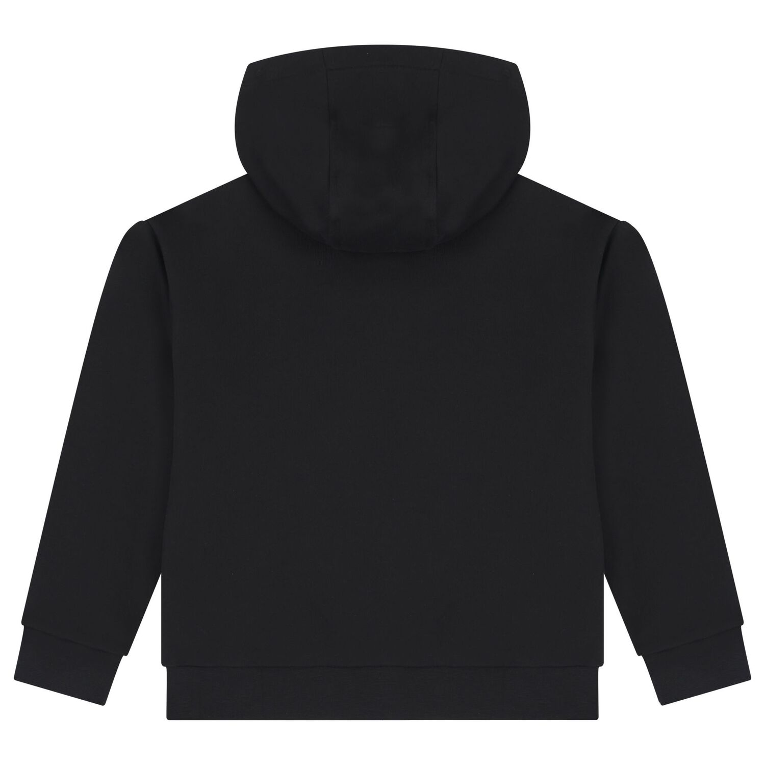Black Logo Hooded Top, 1, hi-res