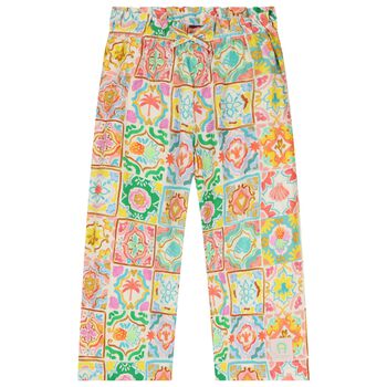Girls Multi-Coloured Logo Trousers