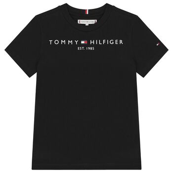 Boys Black Logo T-Shirt