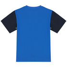 Boys Blue Logo T-Shirt, 1, hi-res