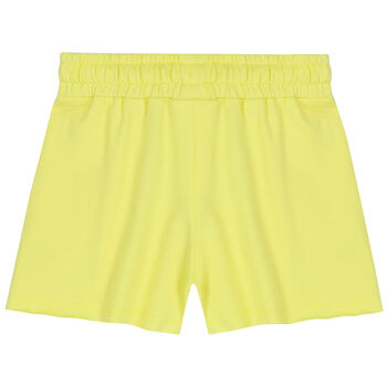 Girls Yellow Jersey Shorts