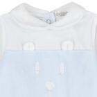Baby Boys White & Blue Teddy Bear Babygrow Gift Set, 2, hi-res