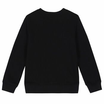 Boys Black Logo Sweatshirt