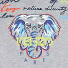 Younger Boys Grey Elephant Logo T-Shirt, 1, hi-res