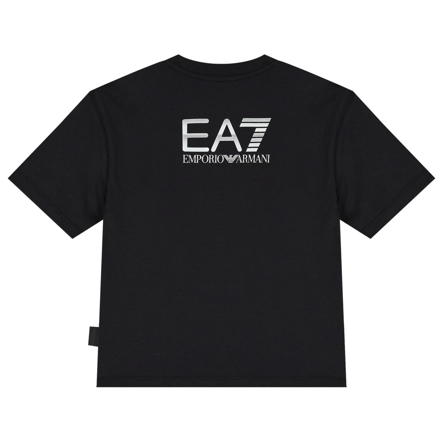 Boys Black Logo T-Shirt, 2, hi-res