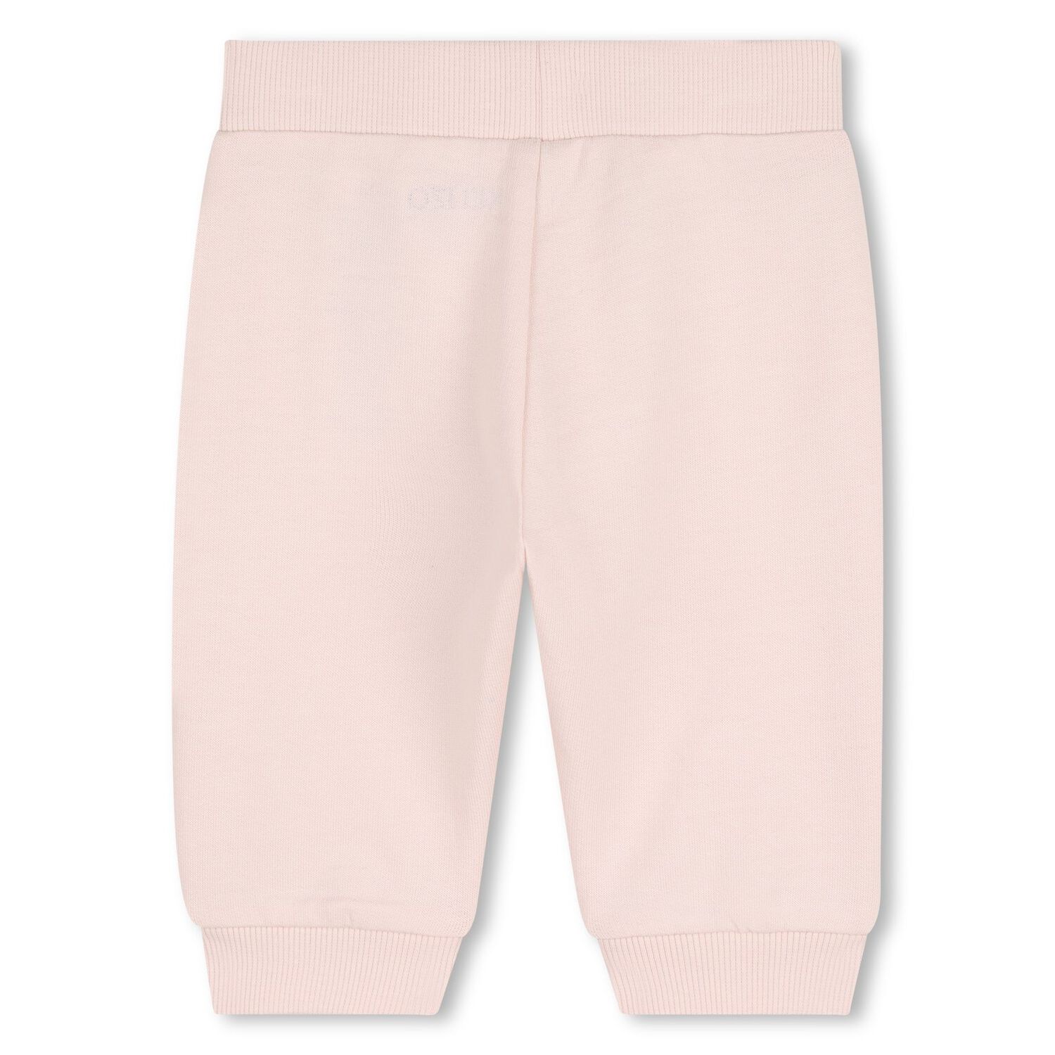 Younger Girls Pink & Ivory Boke Flower Tracksuit Set, 1, hi-res