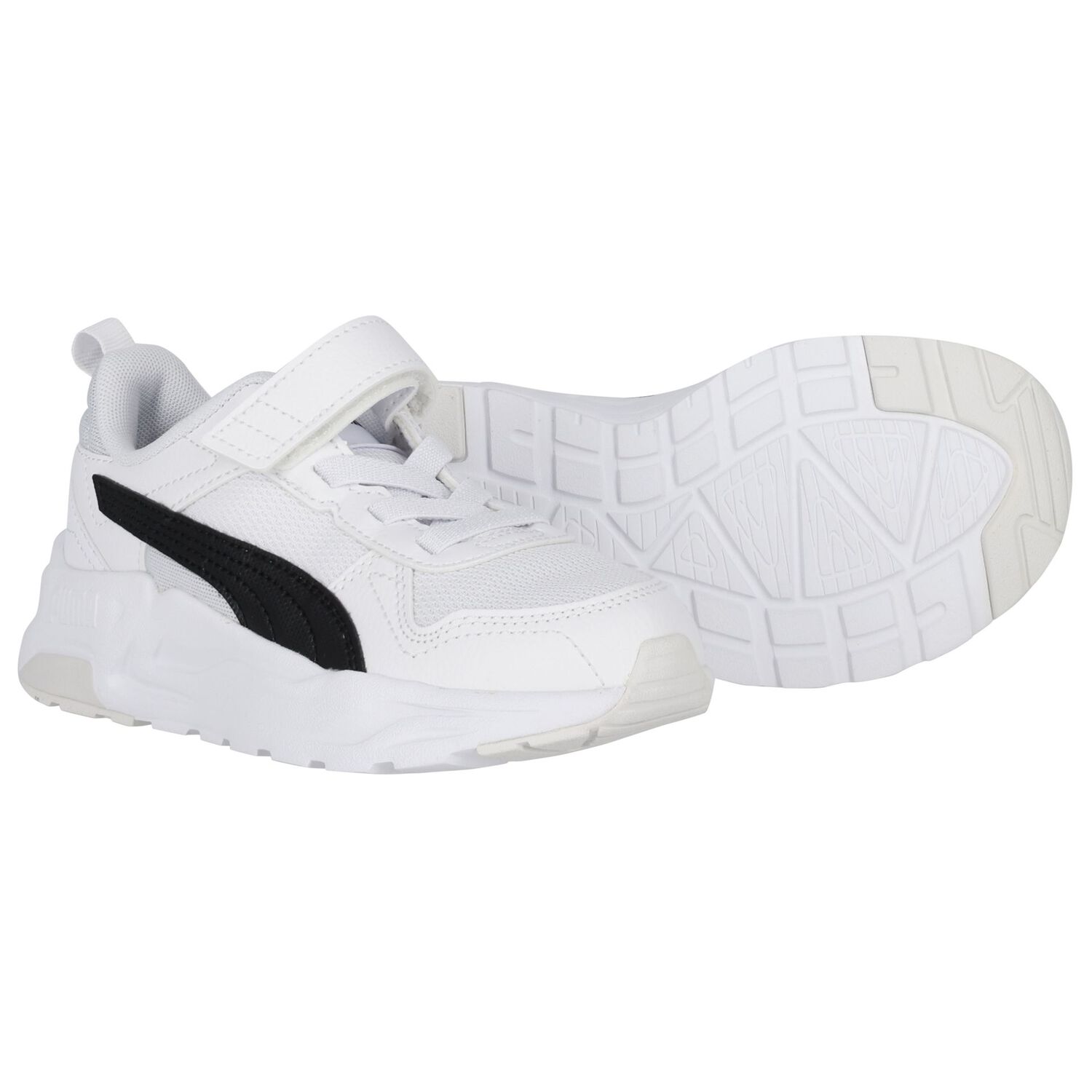 White & Black Trinity 2 Trainers, 1, hi-res image number null