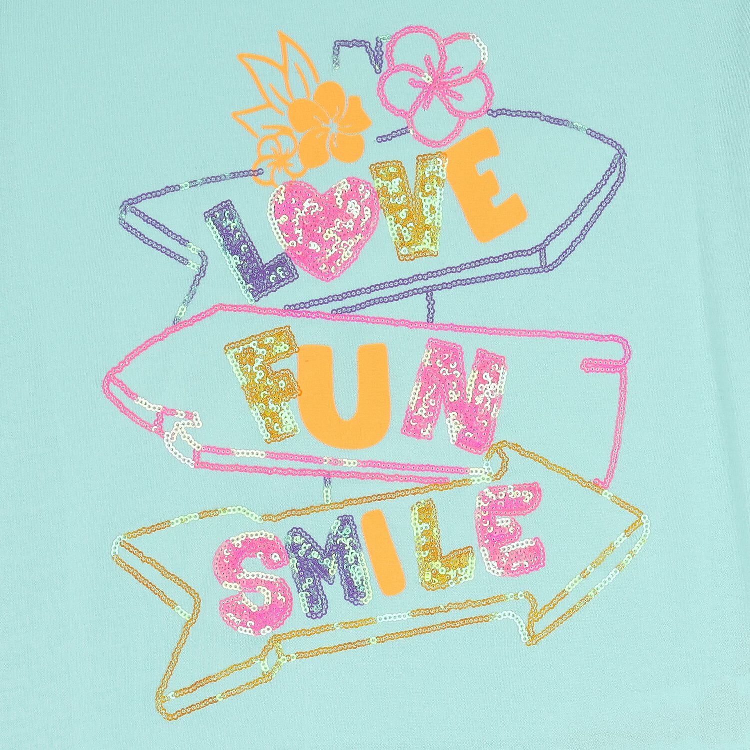 Girls Aqua Embellished Dress, 1, hi-res