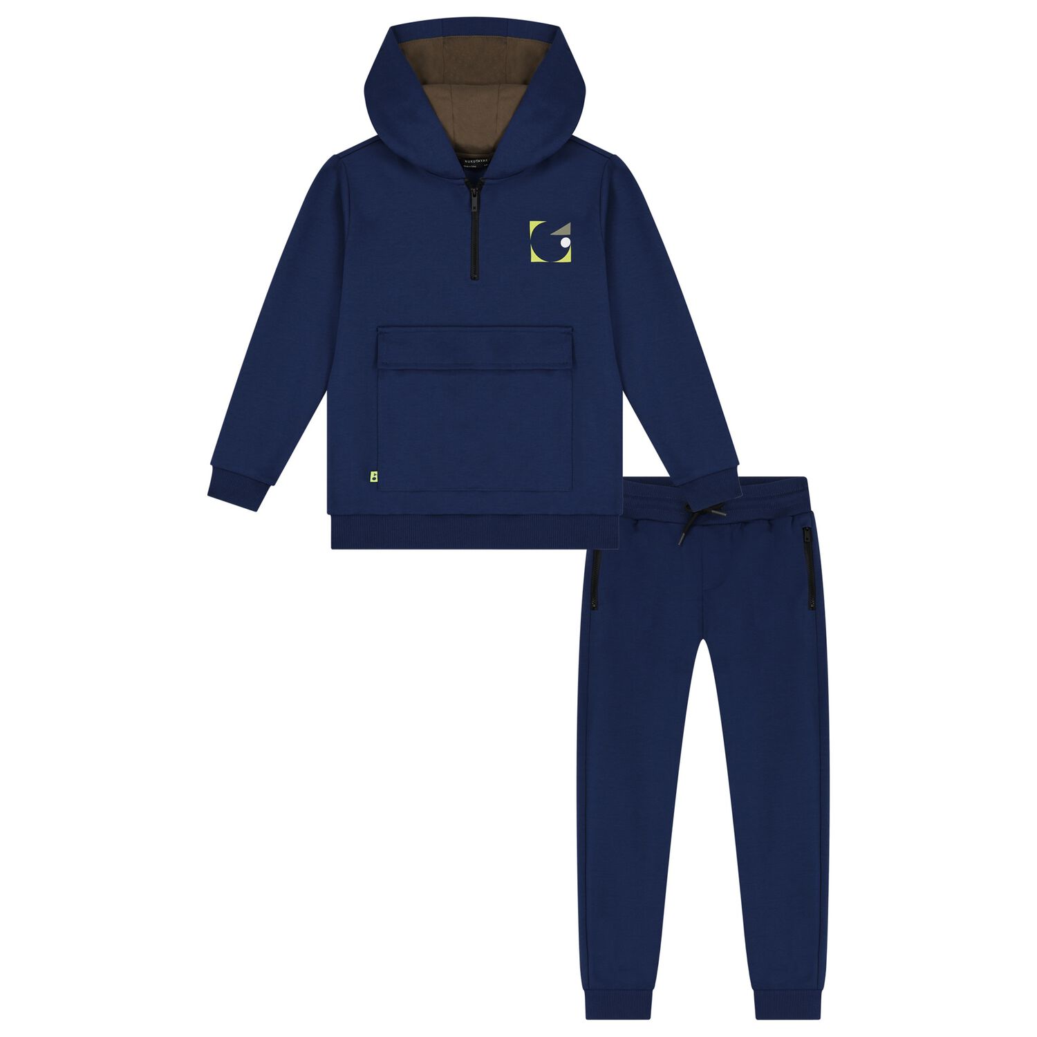 Boys Blue Abstract Tracksuit, 1, hi-res