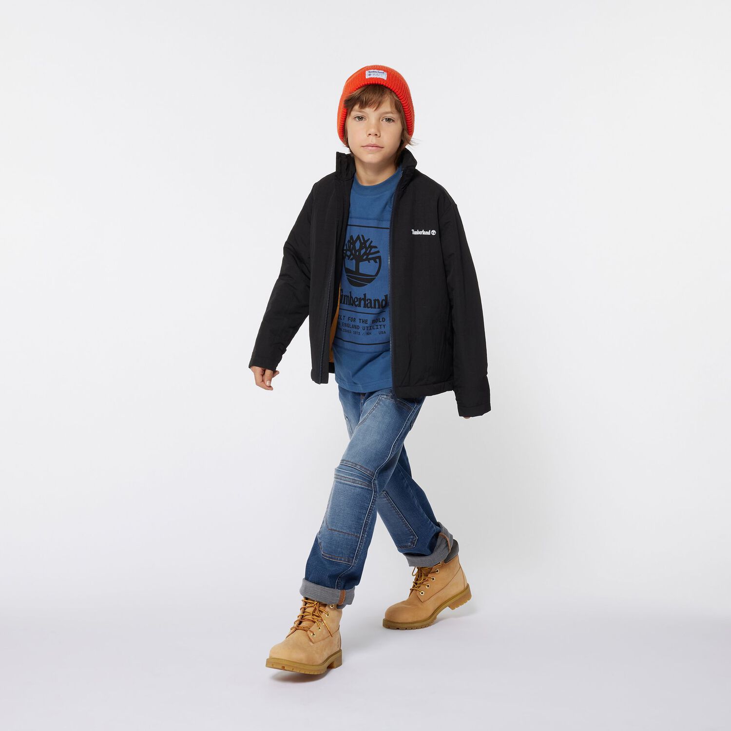 Boys Blue Logo T-Shirt, 1, hi-res