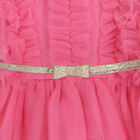 Girls Pink Tulle Dress, 1, hi-res