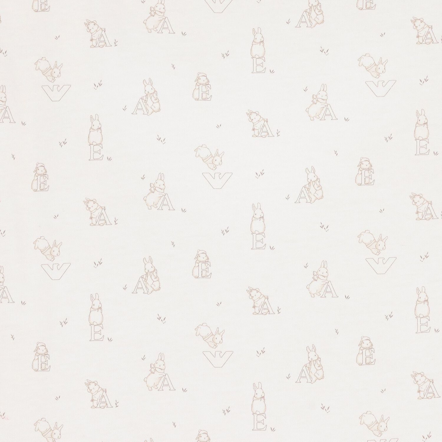 Ivory Fleece Eagle Logo Baby Blanket, 1, hi-res