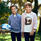 Boys Ivory Helmet Logo T-Shirt, 2, hi-res
