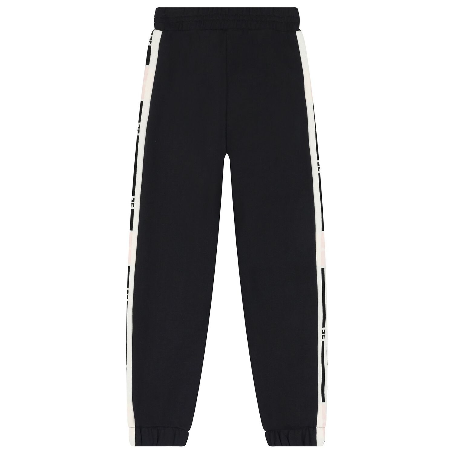 Girls Black Logo Joggers, 1, hi-res
