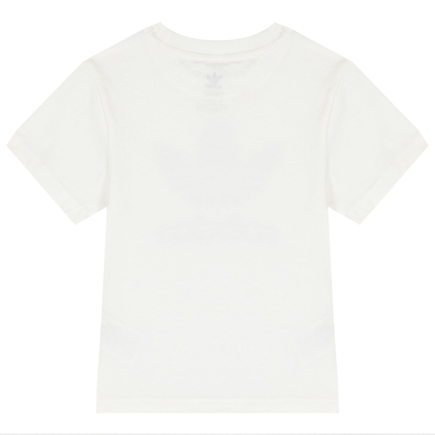 White & Blue Logo Shorts Set, 1, hi-res