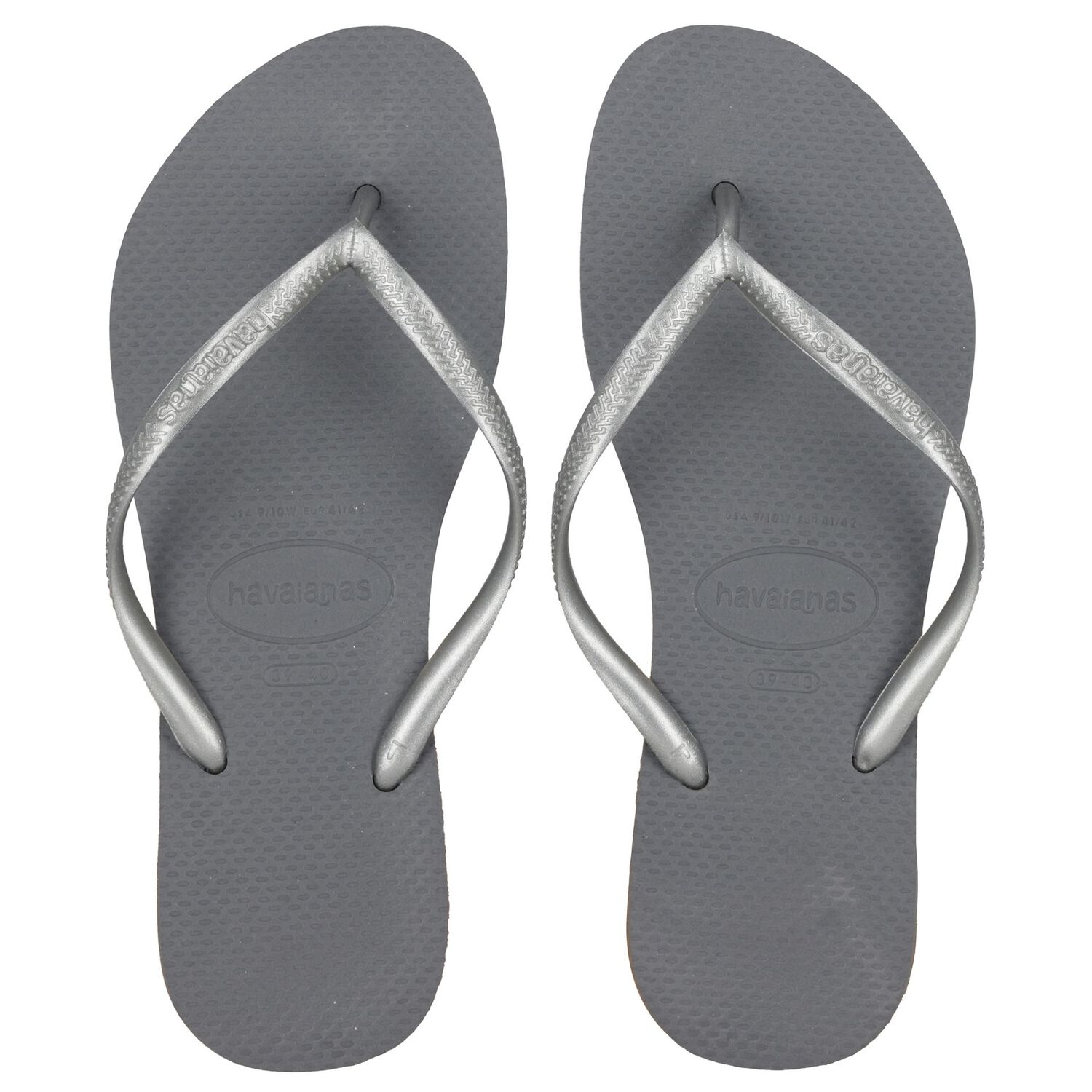 Girls Grey Logo Flip Flops, 1, hi-res image number null