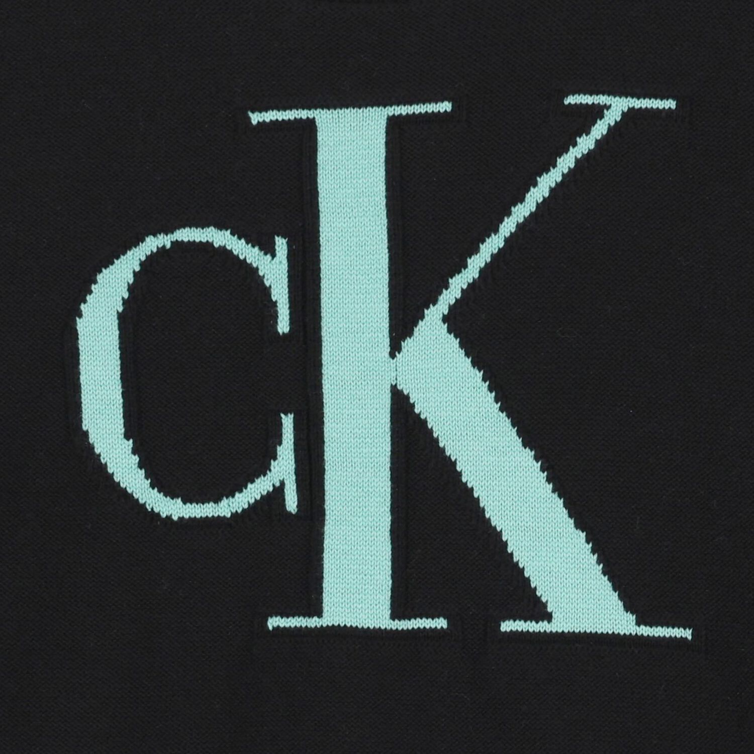 Boys Black Logo Knitted Sweater, 1, hi-res