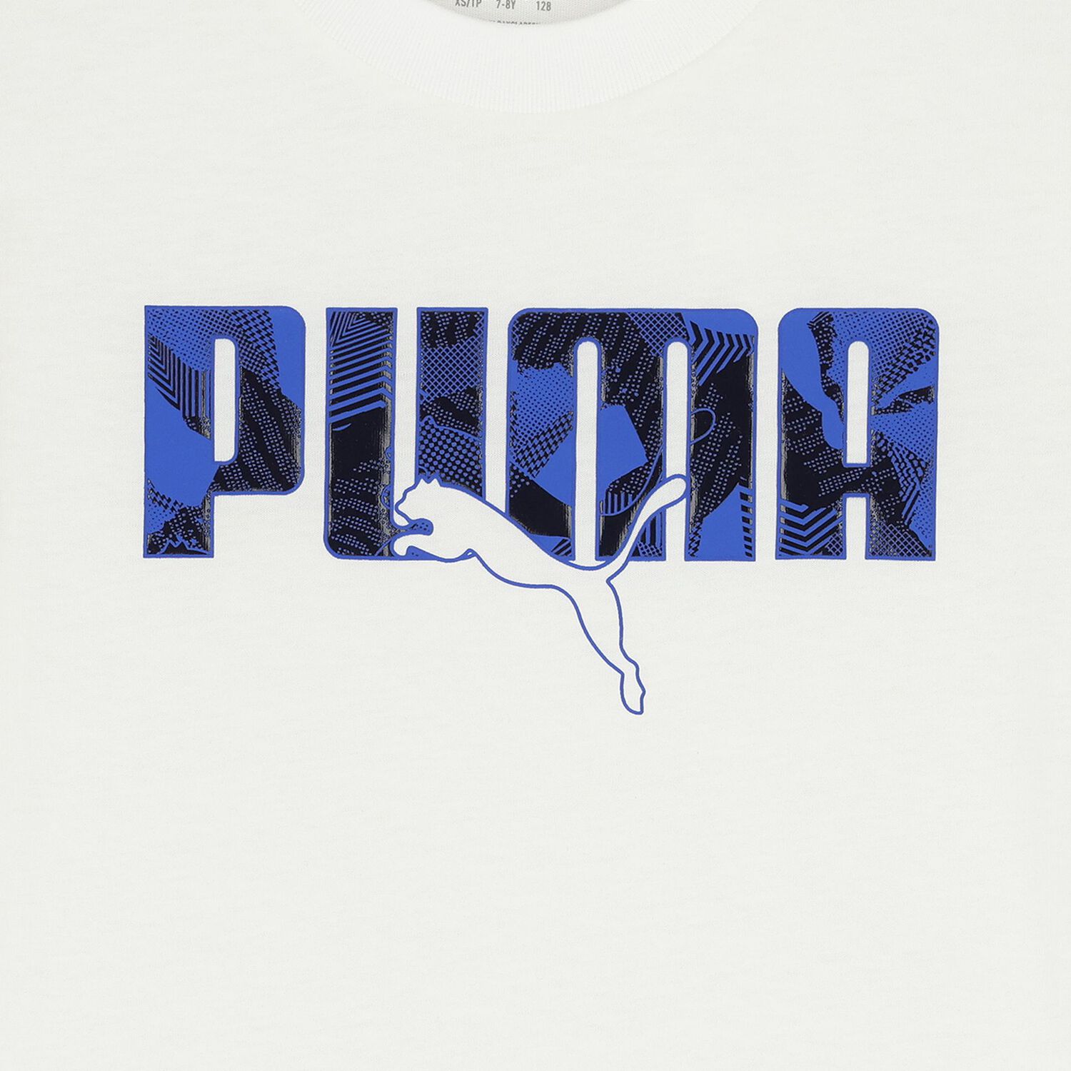 Boys White Logo T-Shirt, 1, hi-res