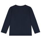 Girls Navy Blue Leggings Set, 1, hi-res