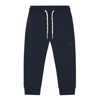 Younger Boys Navy Blue Logo Joggers