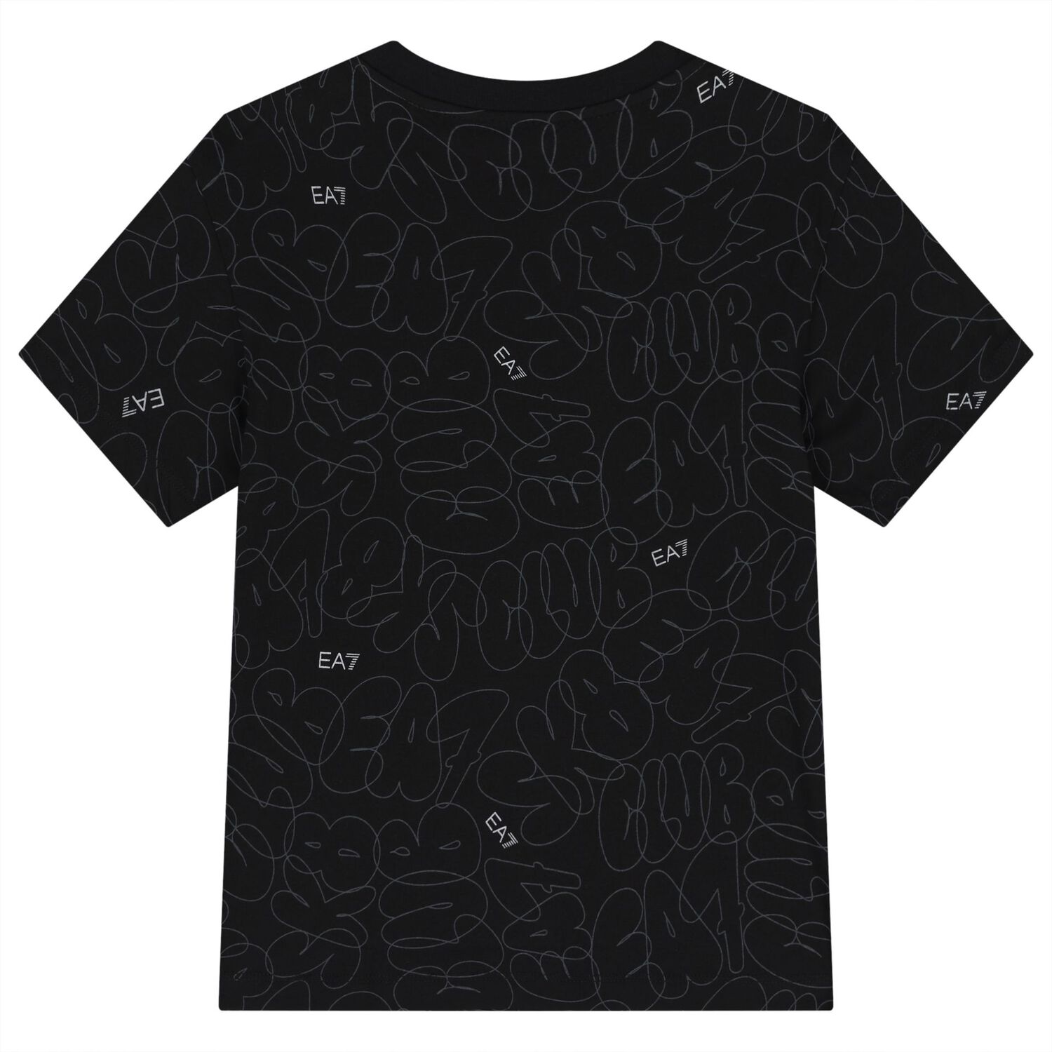 Boys Black Logo T-Shirt, 2, hi-res