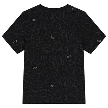 Boys Black Logo T-Shirt