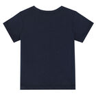 Baby Boys Navy Logo T-Shirt, 2, hi-res