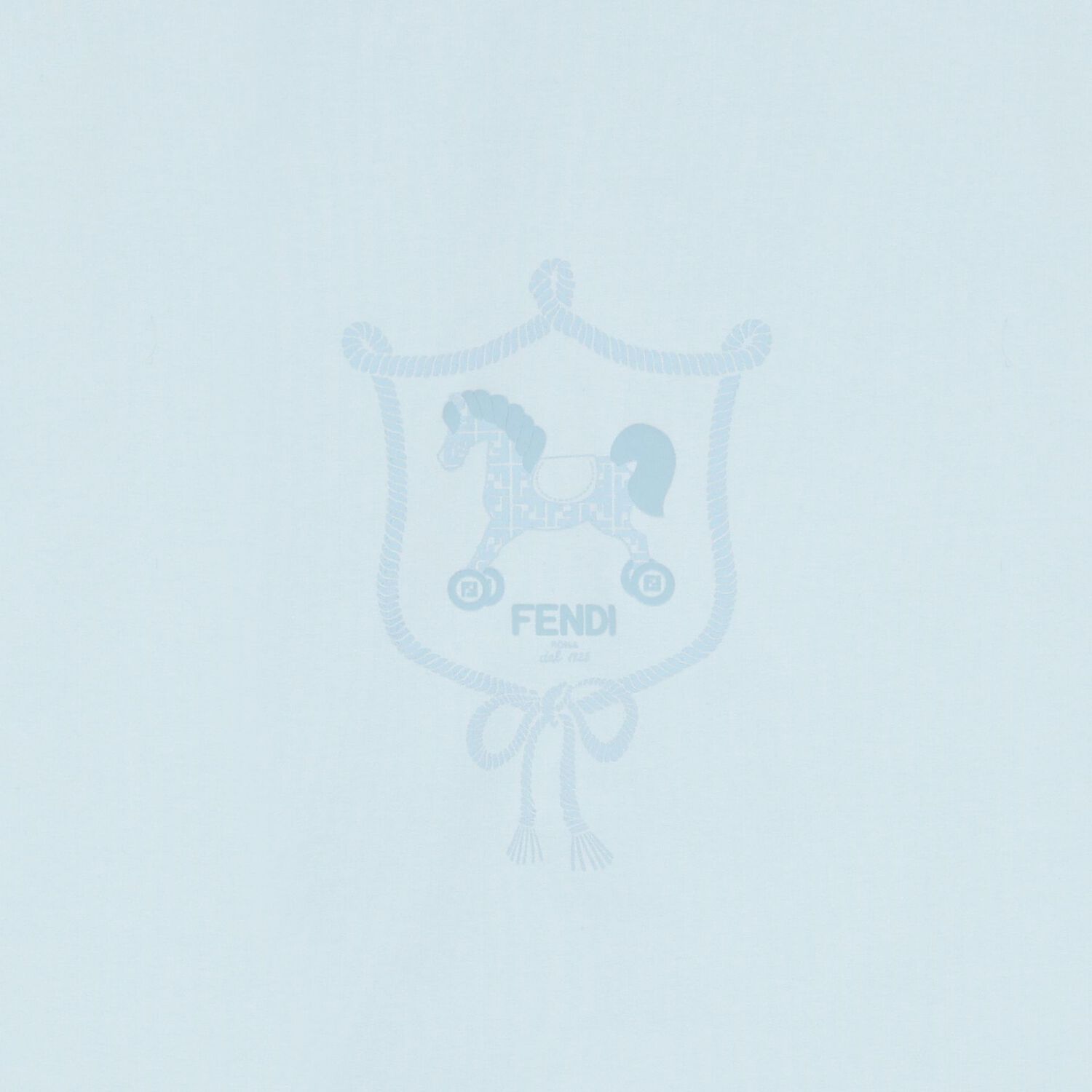 Baby Boys Blue Logo Baby Blanket, 2, hi-res