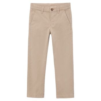 Boys Beige Trousers