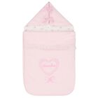 Baby Girls Pink & White Heart Nest, 1, hi-res