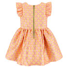 Girls Apricot Heart Dress, 4, hi-res