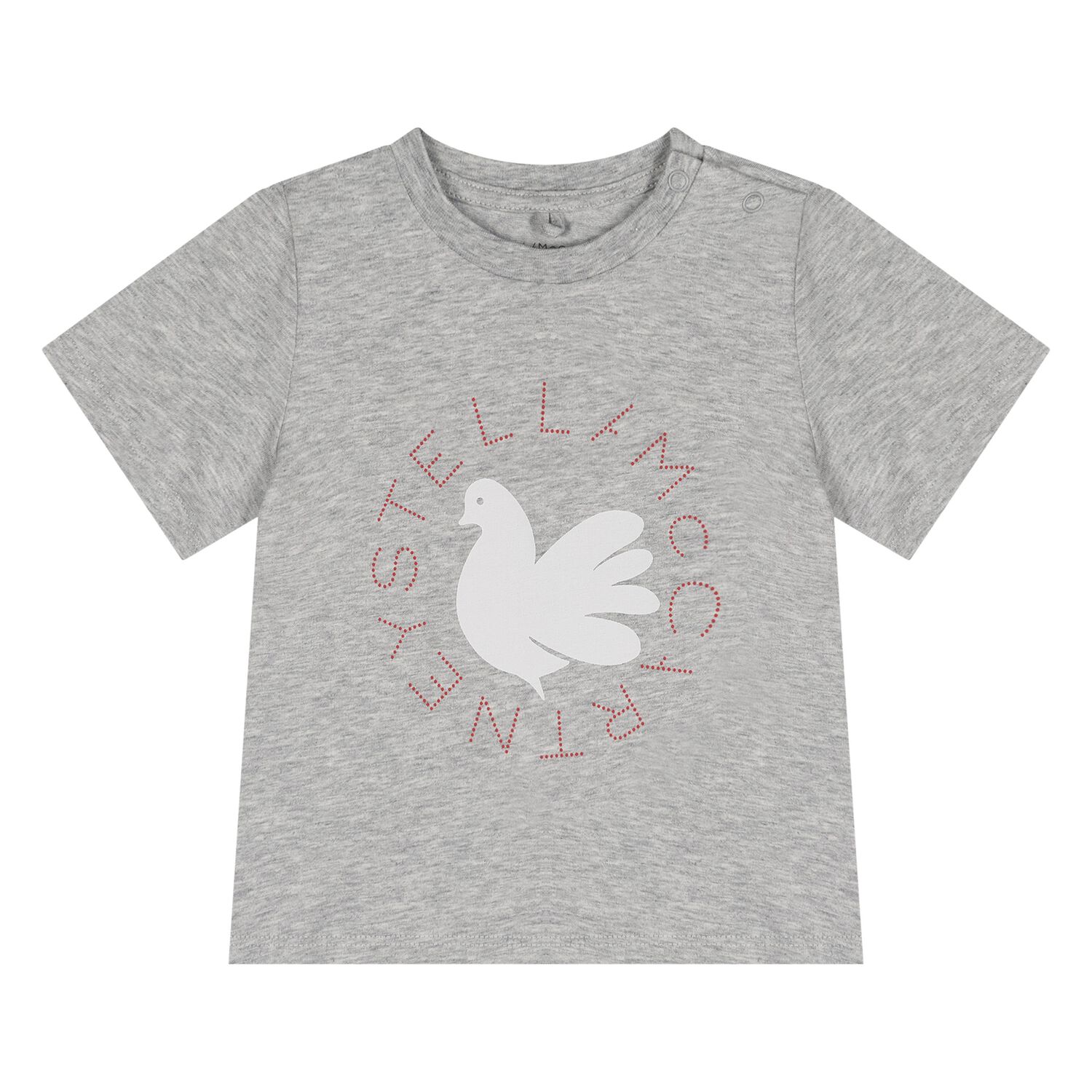 Younger Boys Grey Dove Logo T-Shirt, 1, hi-res