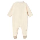 Ivory Embroidered Babygrow, 1, hi-res