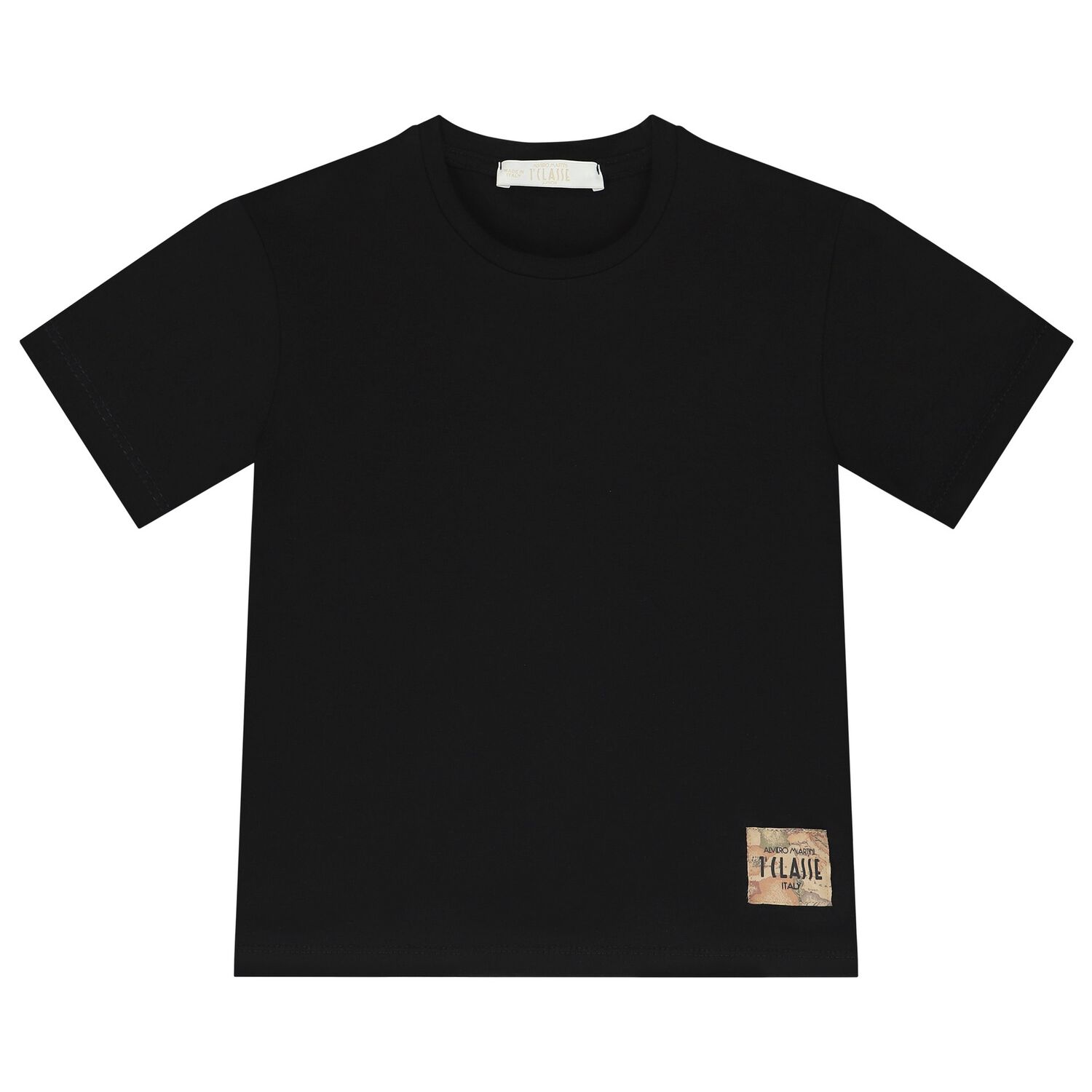Boys Black Logo T-Shirt, 2, hi-res image number null