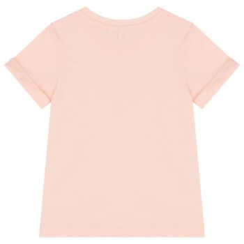 Girls Pink Logo T-Shirt