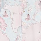 Baby Girls Pink & Blue Geo Map Babygrow, 1, hi-res