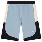 Boys Beige, Blue & Navy Blue Shorts, 2, hi-res