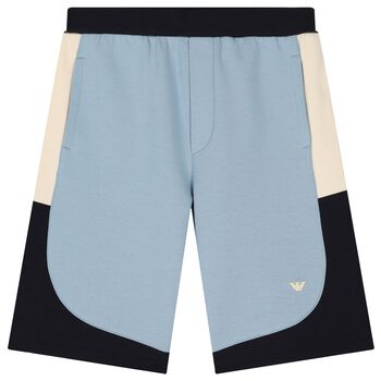 Boys Beige, Blue & Navy Blue Shorts