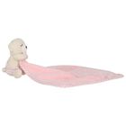 Baby Girls Pink & Beige Teddy Bear Comforter, 1, hi-res
