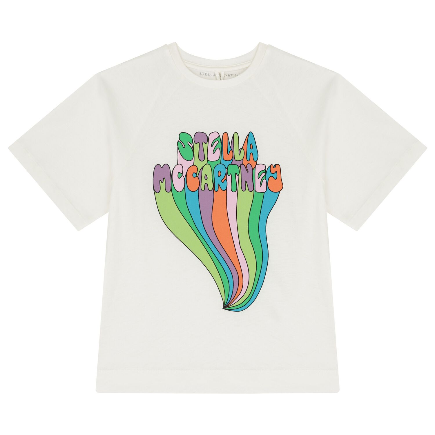 Girls Ivory Logo T-Shirt, 1, hi-res