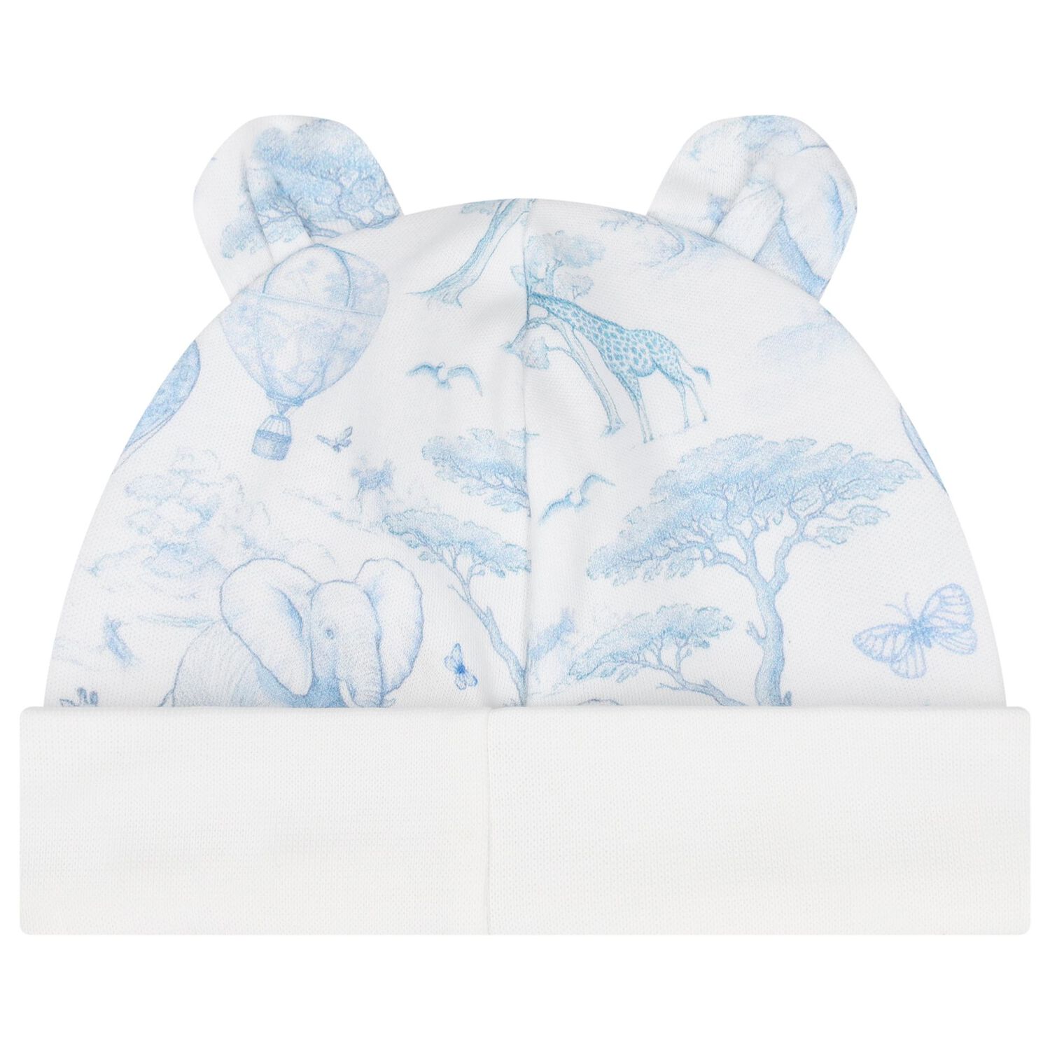 Baby Boys White & Blue Africa Babygrow Gift Set, 1, hi-res