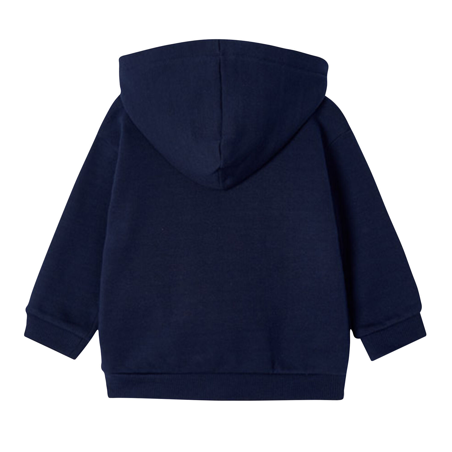 Younger Boys Navy Car Zip Up Top, 1, hi-res