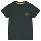 Boys Green Logo T-Shirt, 1, hi-res