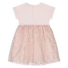 Younger Girls Pink Logo Dress, 2, hi-res