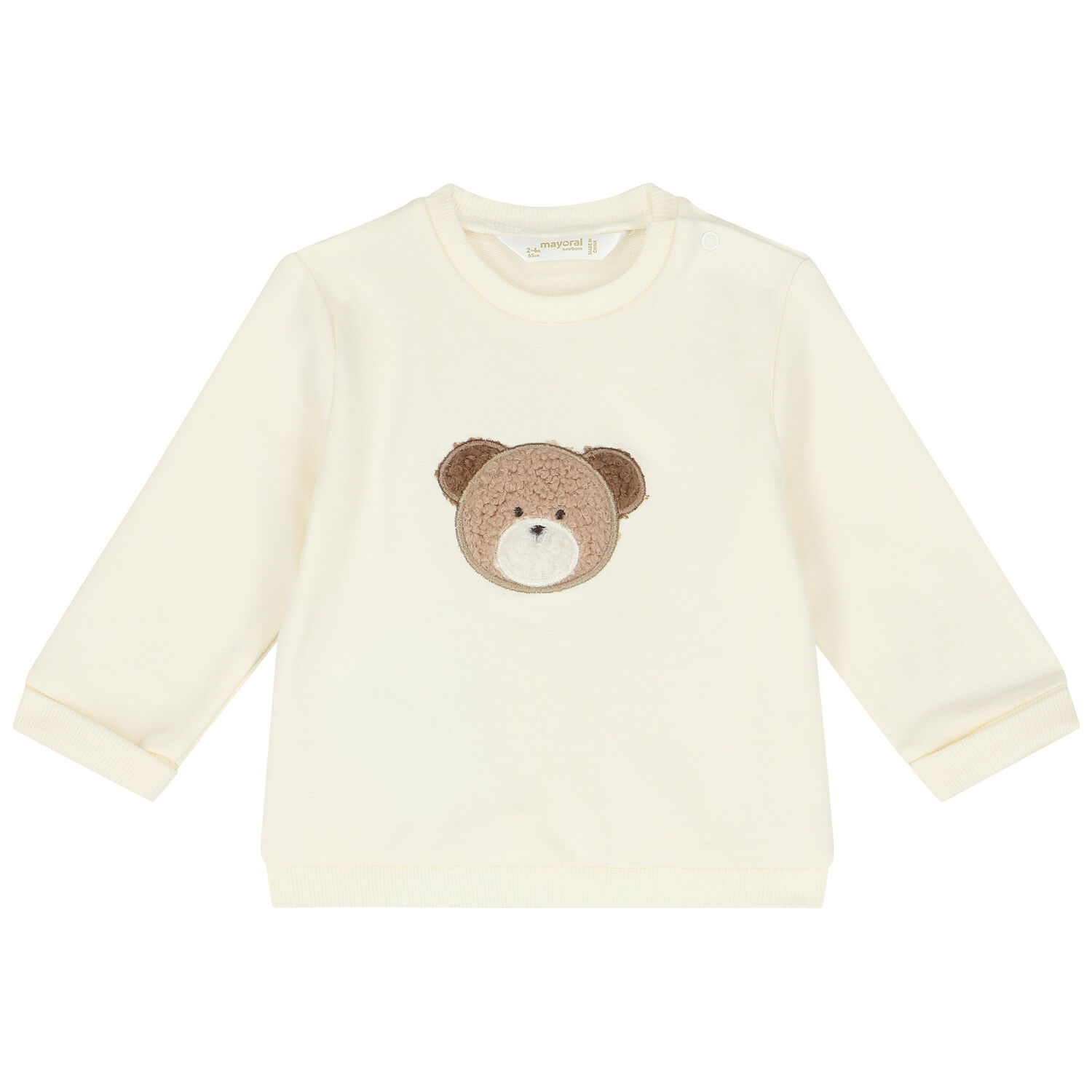 Ivory & Beige Faux Fur 3 Piece Tracksuit, 1, hi-res image number null