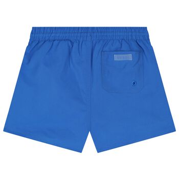 Boys Blue Logo Swim Shorts
