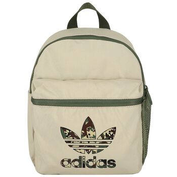 Beige Trefoil Logo Backpack