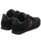Boys Black & Gold Trainers, 1, hi-res