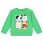 Younger Boys Green Animals Tracksuit, 1, hi-res