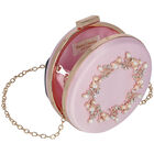 Girls Pink & Gold Embellished Satin Bag, 3, hi-res